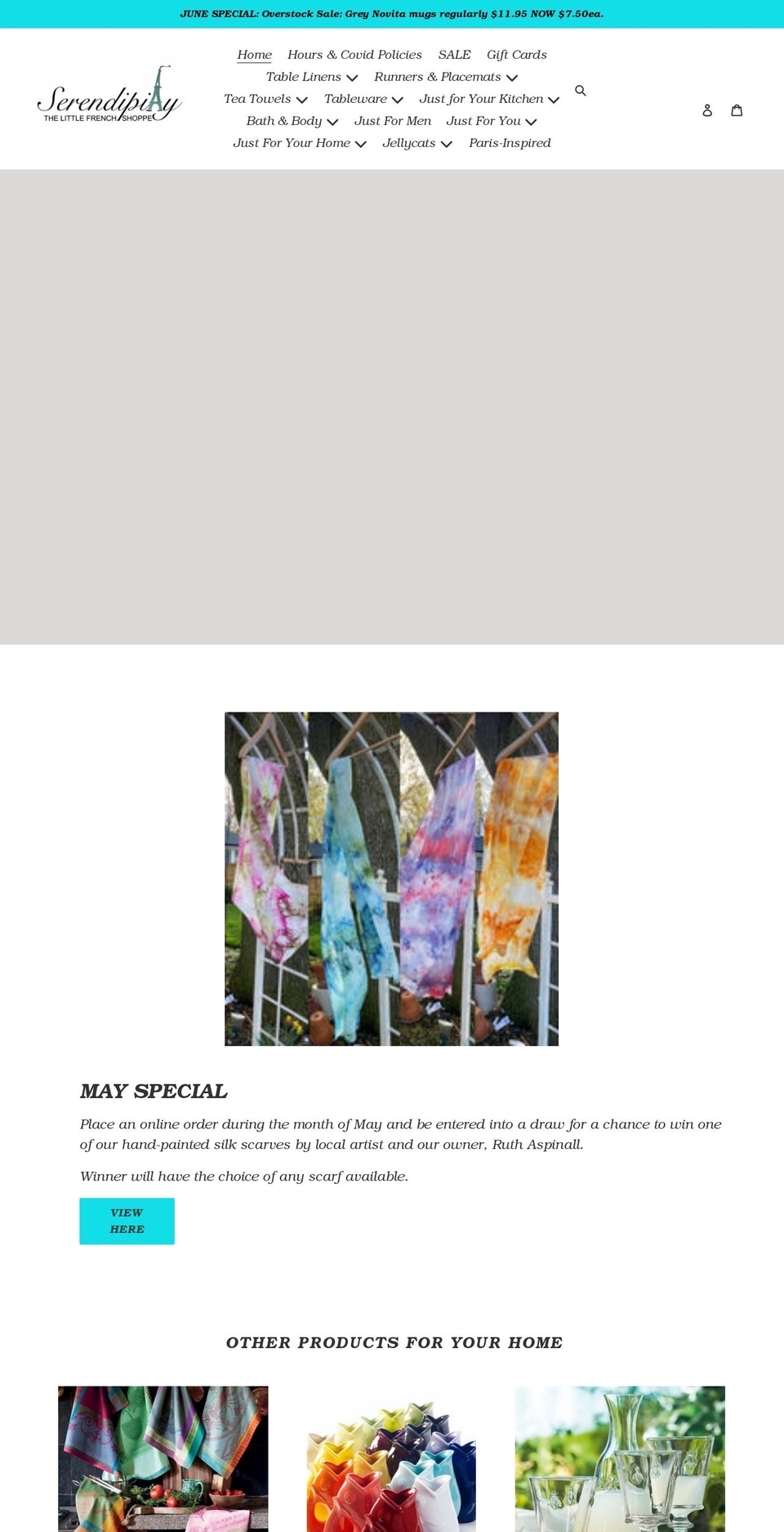 thelittlefrenchshoppe.com shopify website screenshot