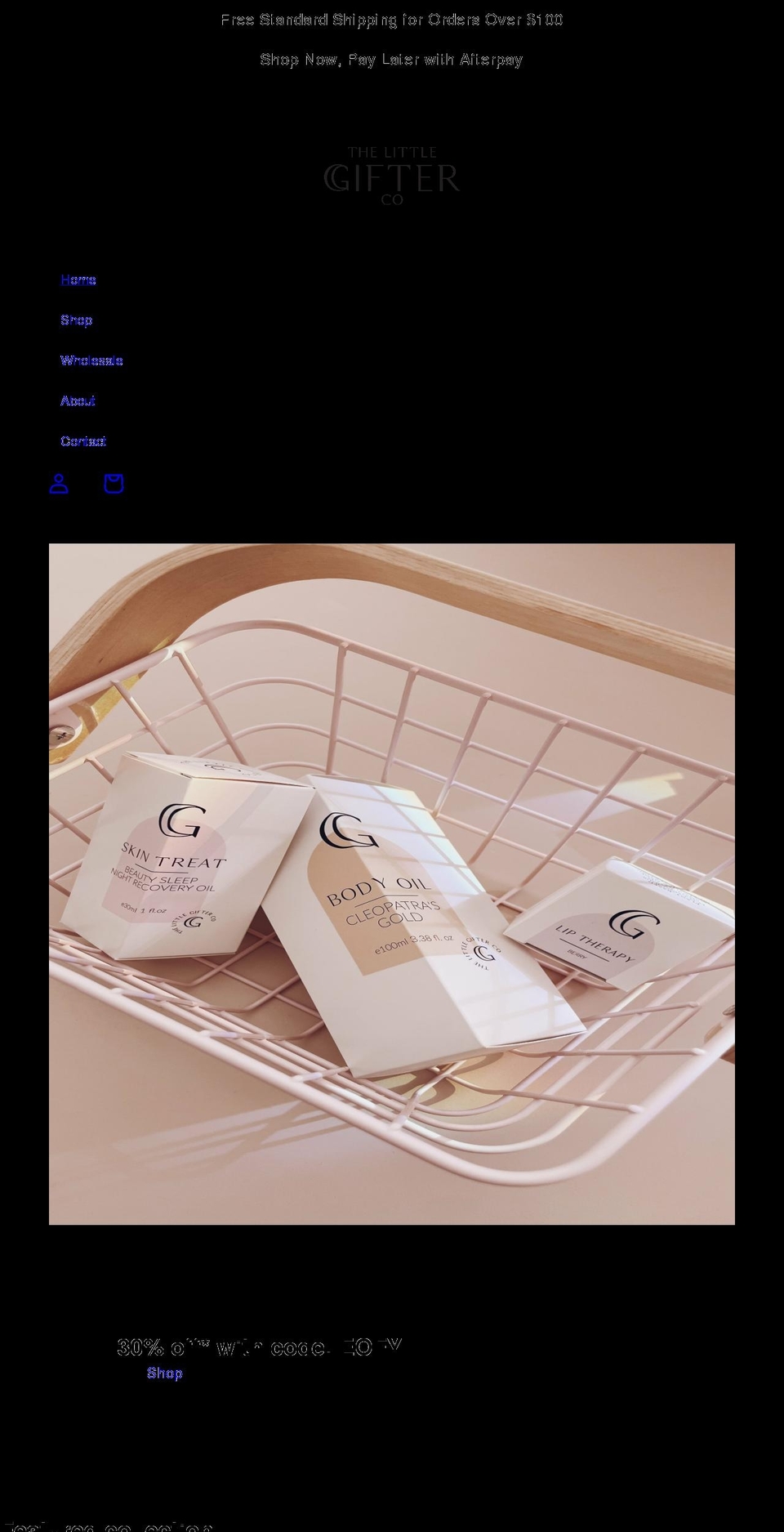 thelittlegifter.com.au shopify website screenshot