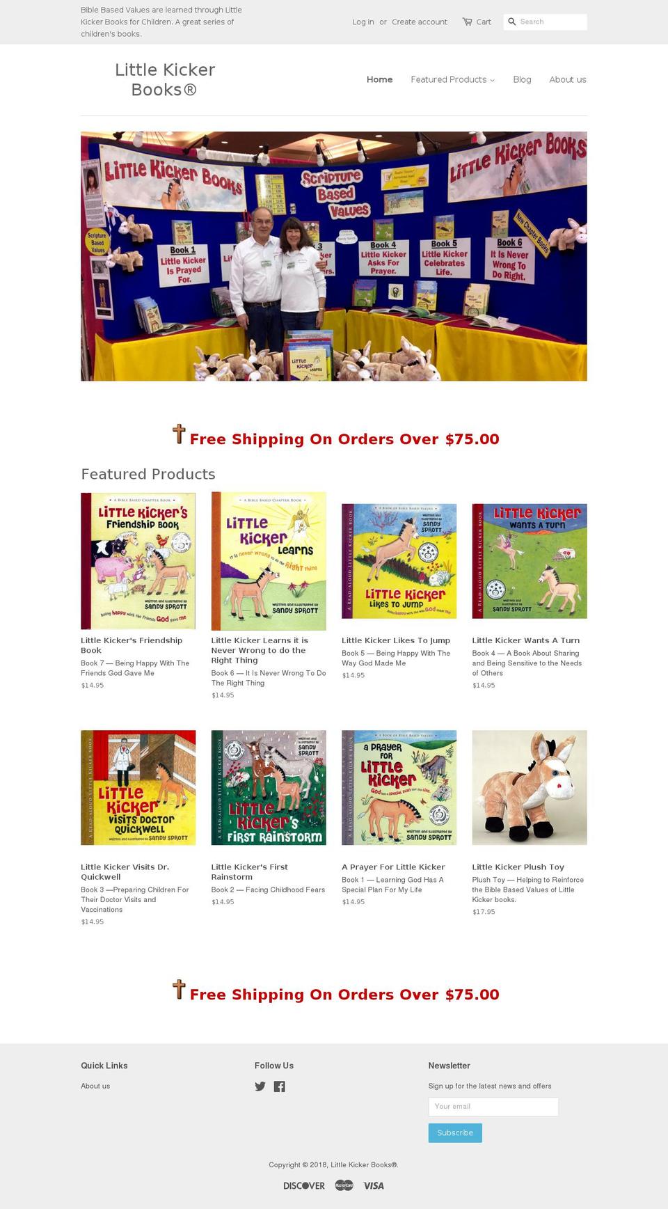 thelittlekicker.com — Shopify storefront screenshot