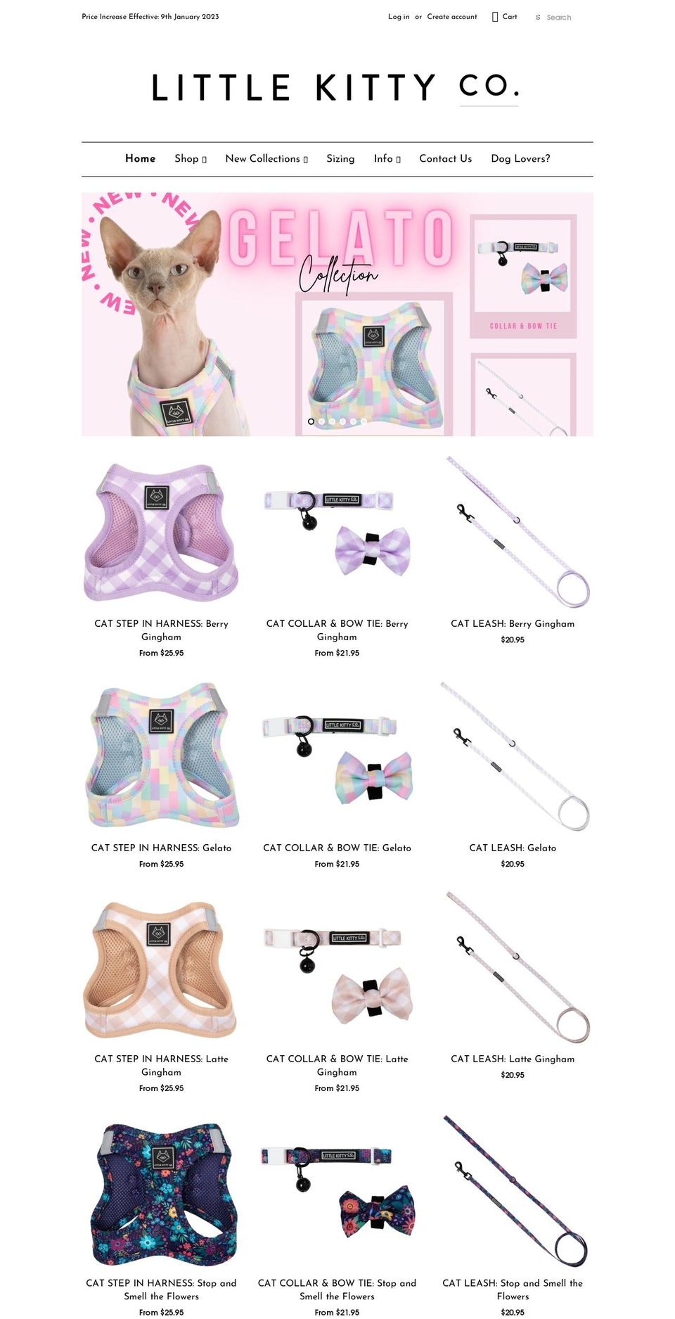 thelittlekittyco.com shopify website screenshot