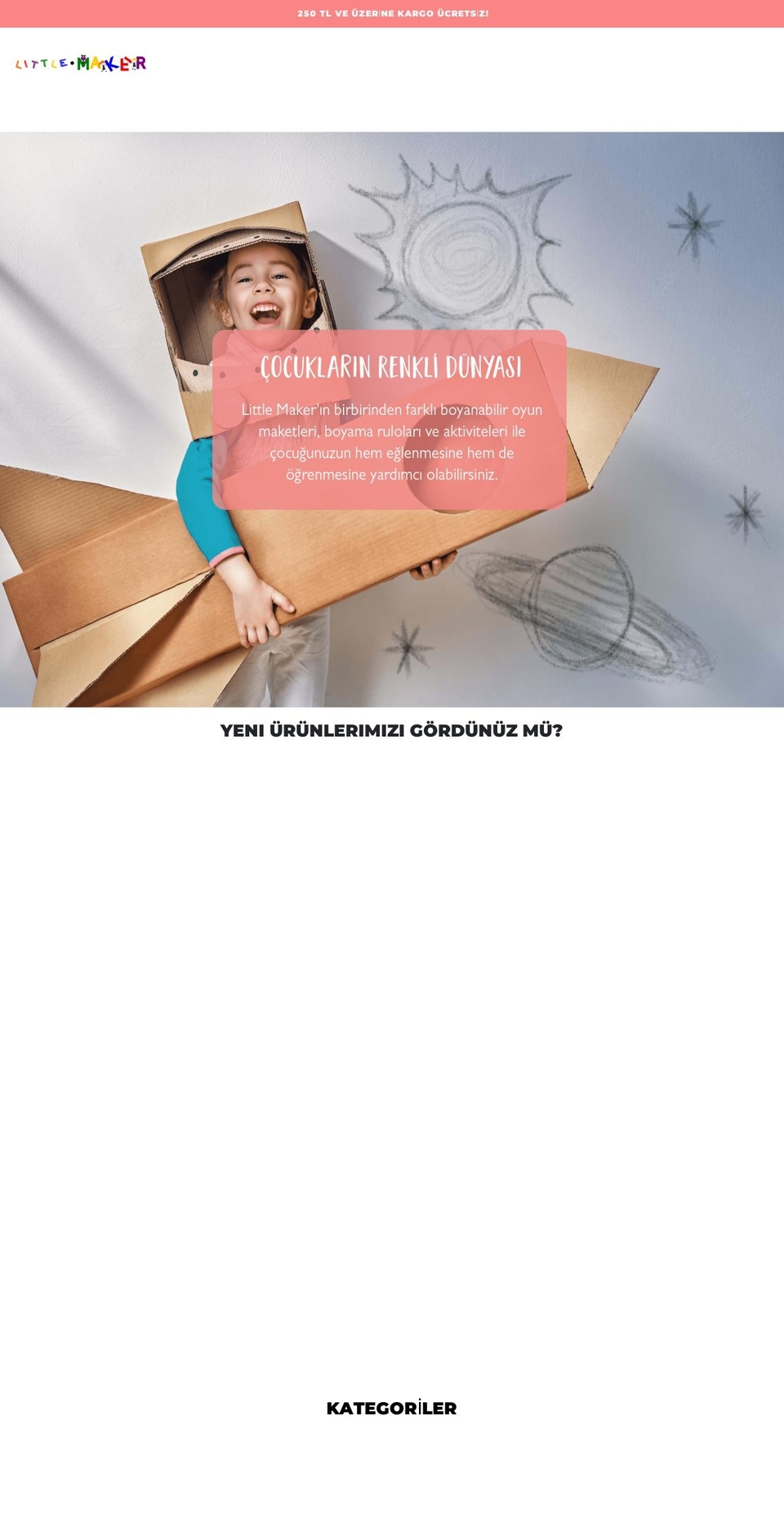 thelittlemaker.com — Shopify storefront screenshot