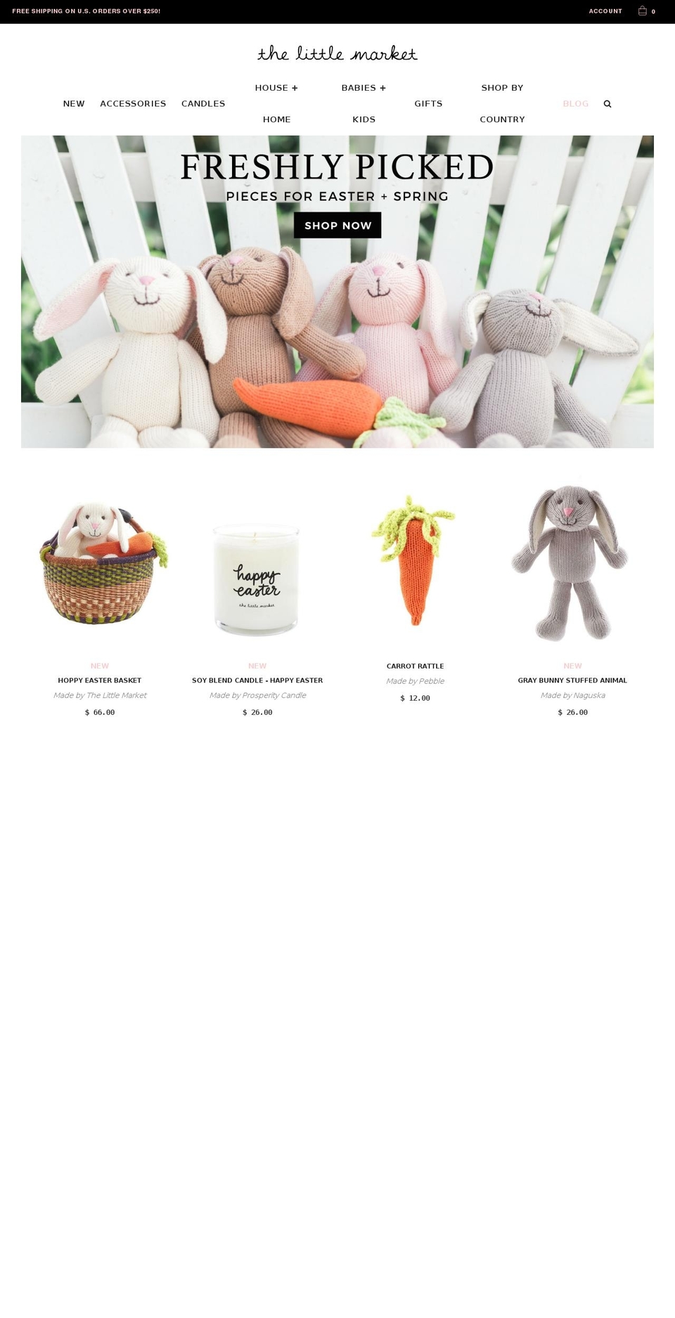 Wholesale Shopify theme site example thelittlemarket.com