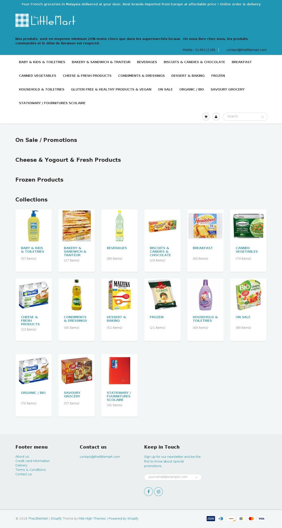 thelittlemart.com shopify website screenshot