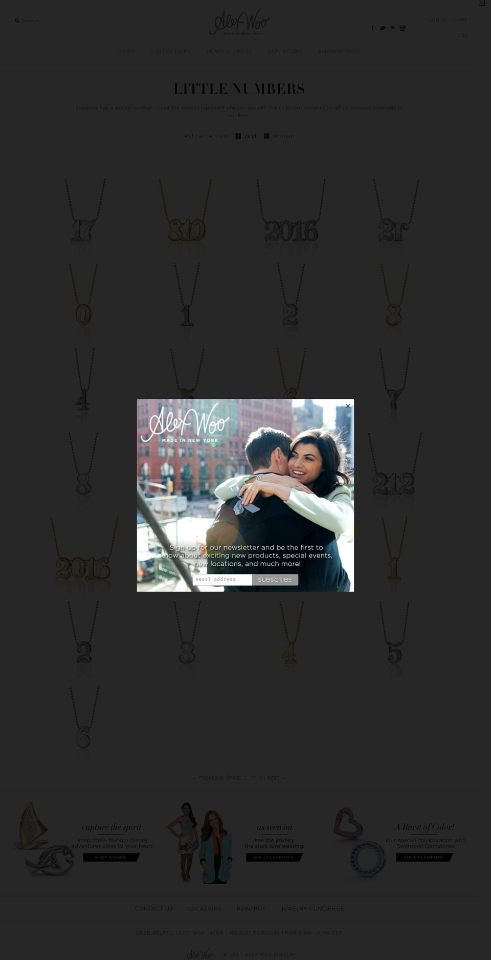 thelittlenumbers.com shopify website screenshot