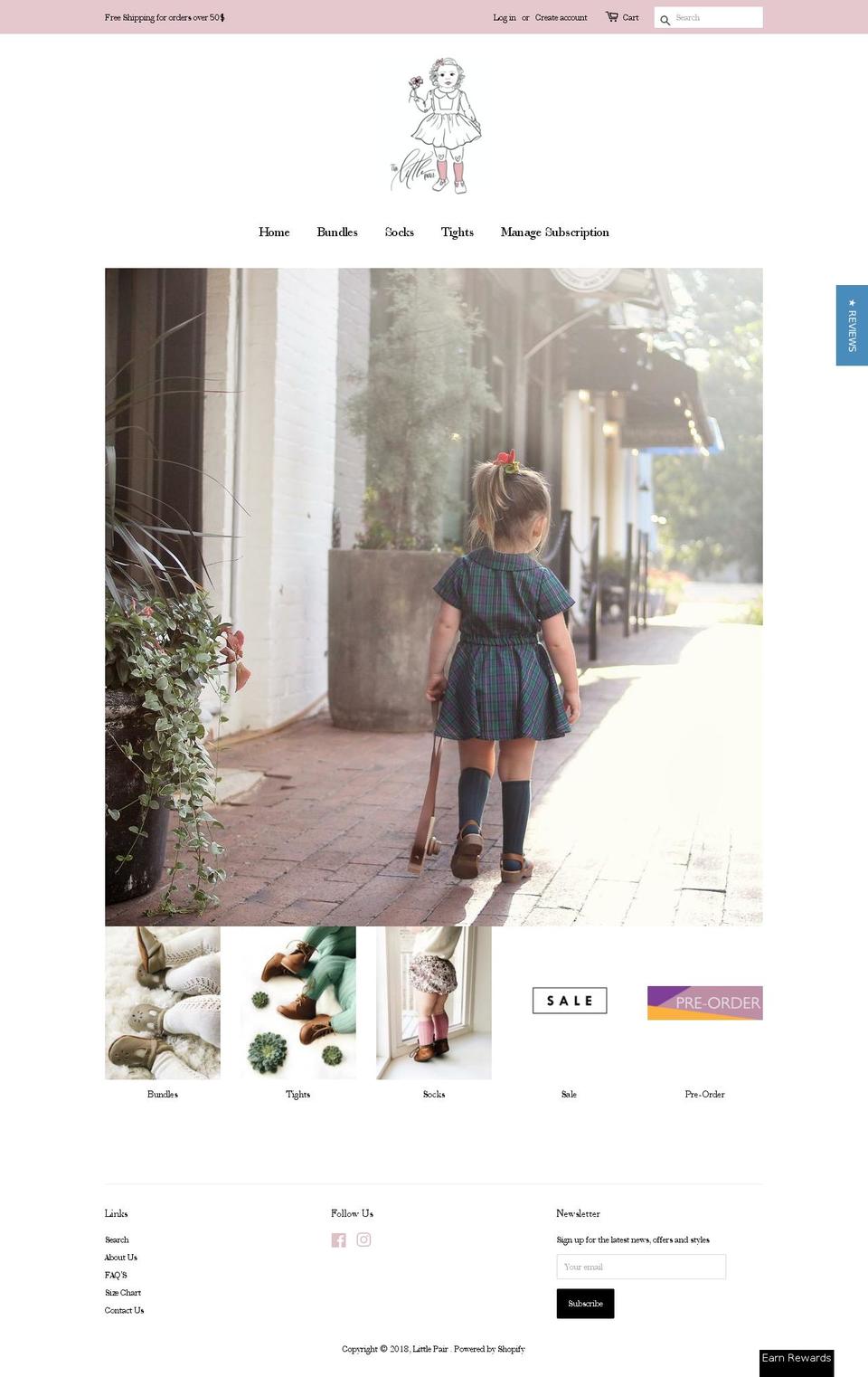 thelittlepair.com shopify website screenshot