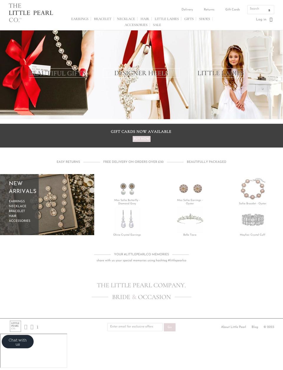 thelittlepearl.co shopify website screenshot