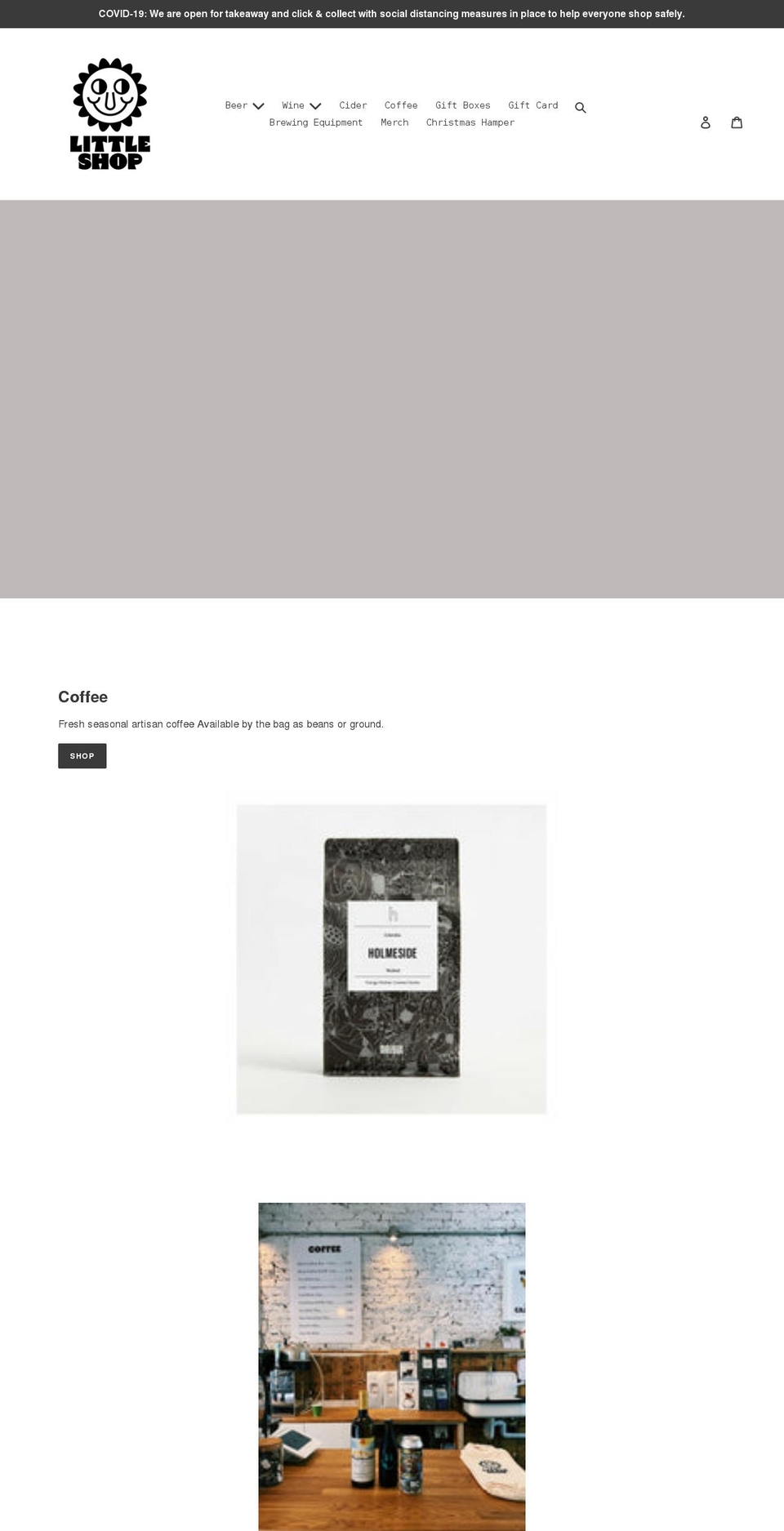 thelittleshop.uk shopify website screenshot