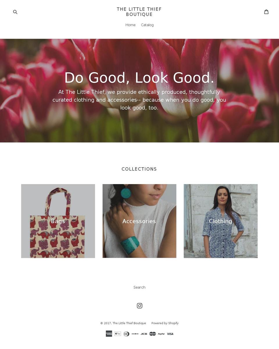 thelittlethief.com shopify website screenshot