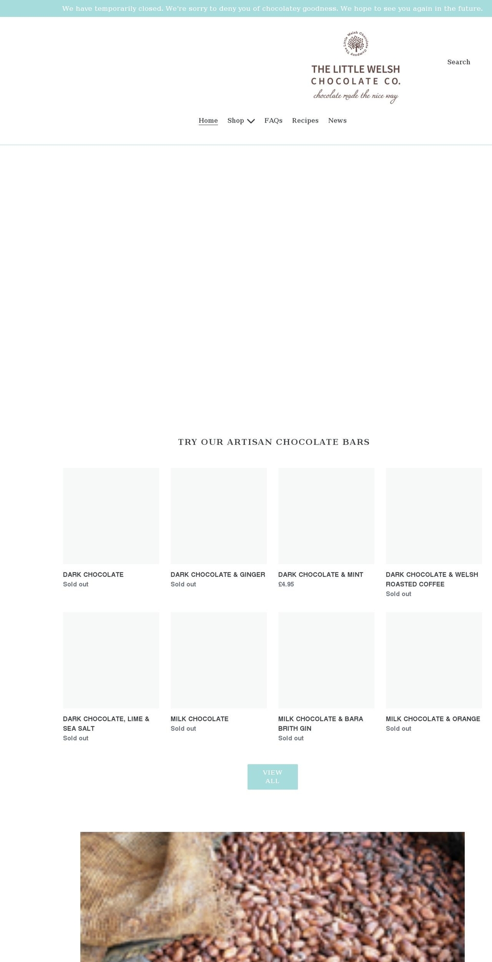 thelittlewelshchocolatecompany.com shopify website screenshot