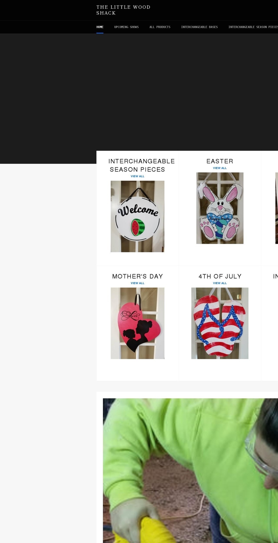 thelittlewoodshack.com — Shopify storefront screenshot