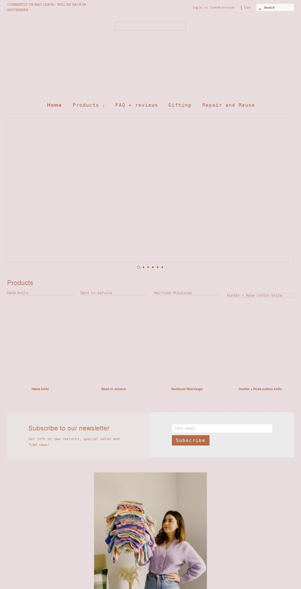 thelittlewornestore.com shopify website screenshot