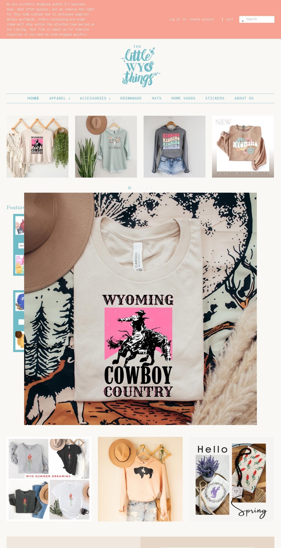 thelittlewyothings.com — Shopify storefront screenshot