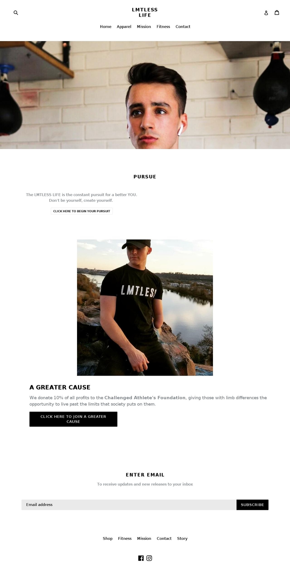 thelmtlesslife.com — Shopify storefront screenshot