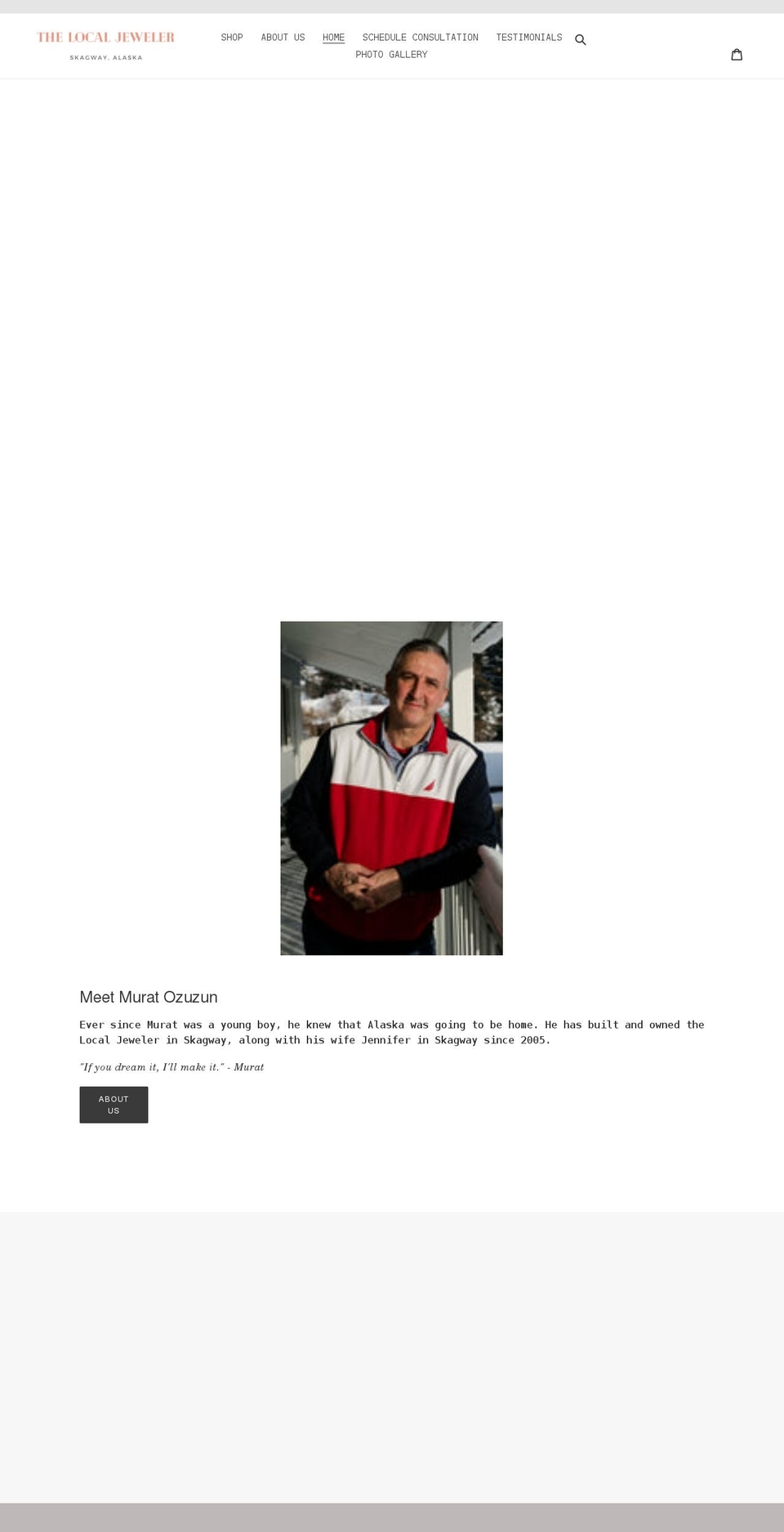 thelocaljewelerskagway.com shopify website screenshot