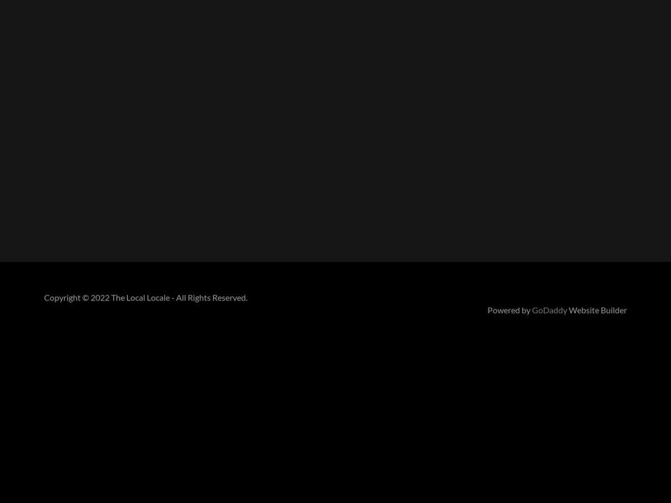 thelocallocale.com — Shopify storefront screenshot