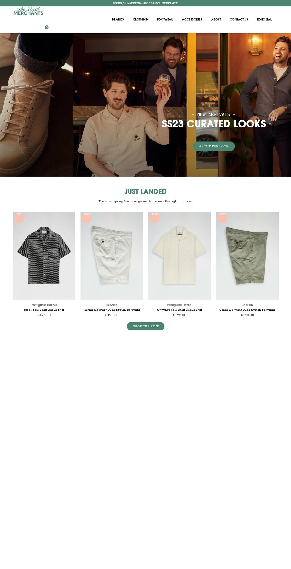 thelocalmerchants.co.uk shopify website screenshot