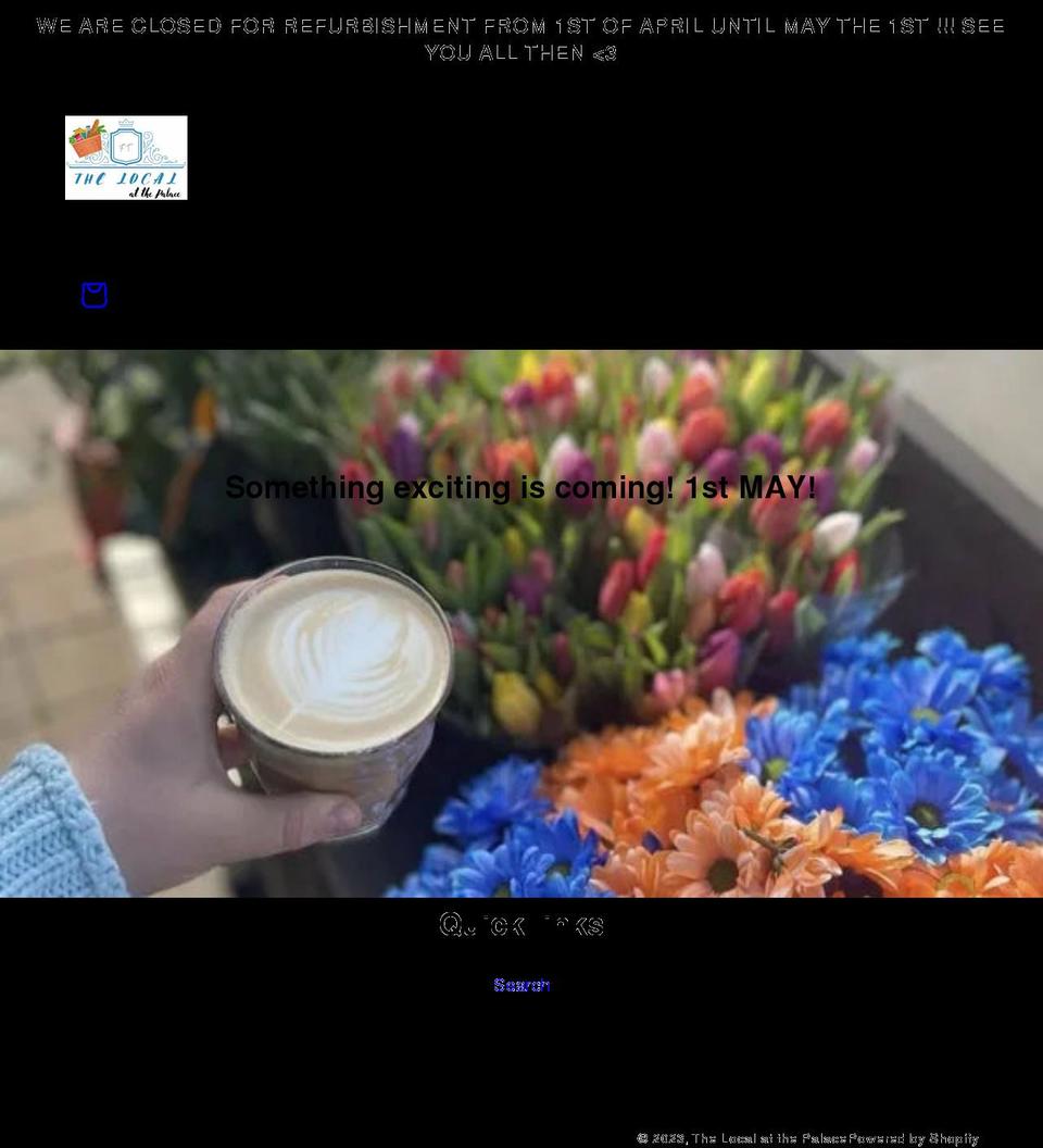 thelocalsw6.co.uk shopify website screenshot