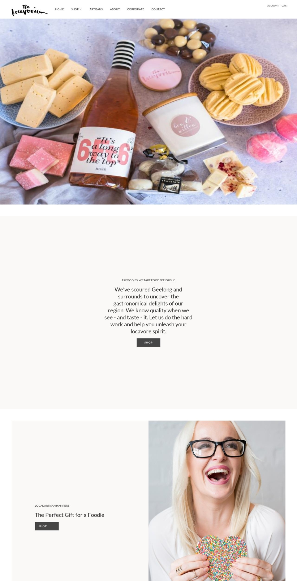 thelocavorium.com.au shopify website screenshot