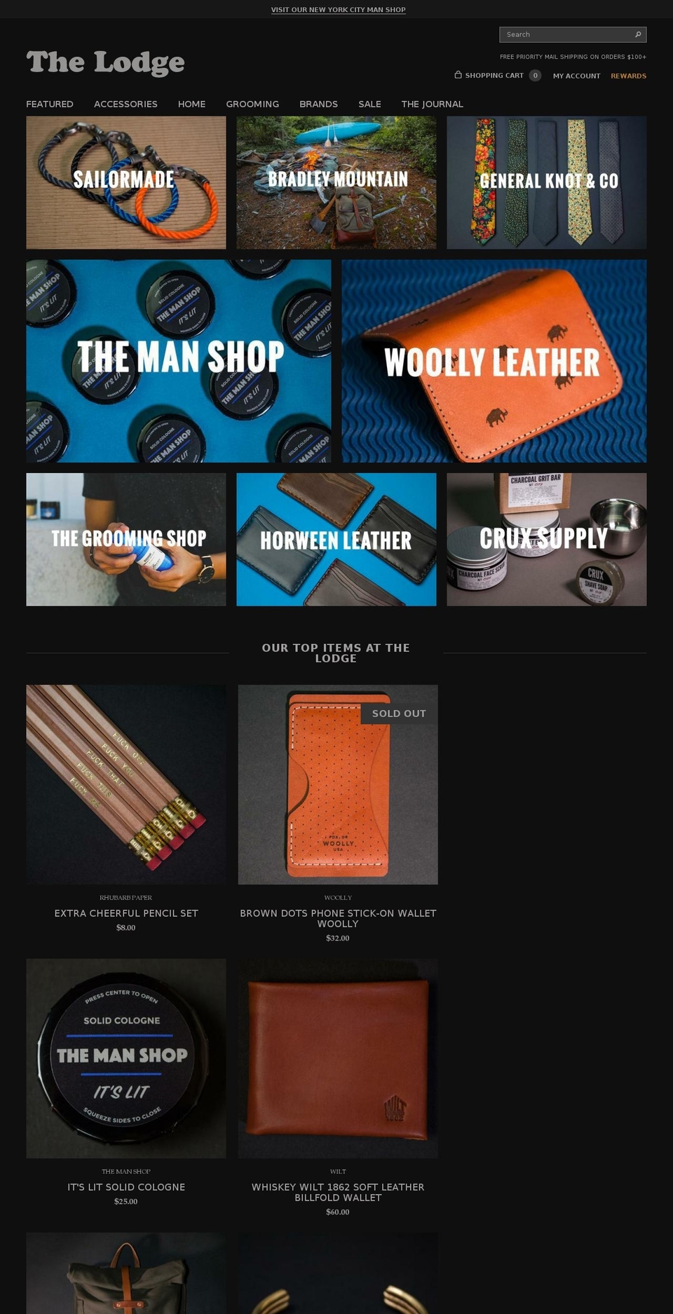 the-lodge-2-0-0 Shopify theme site example thelodgeus.com