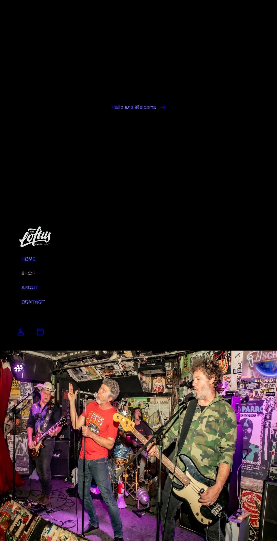 theloftusexperiment.com shopify website screenshot