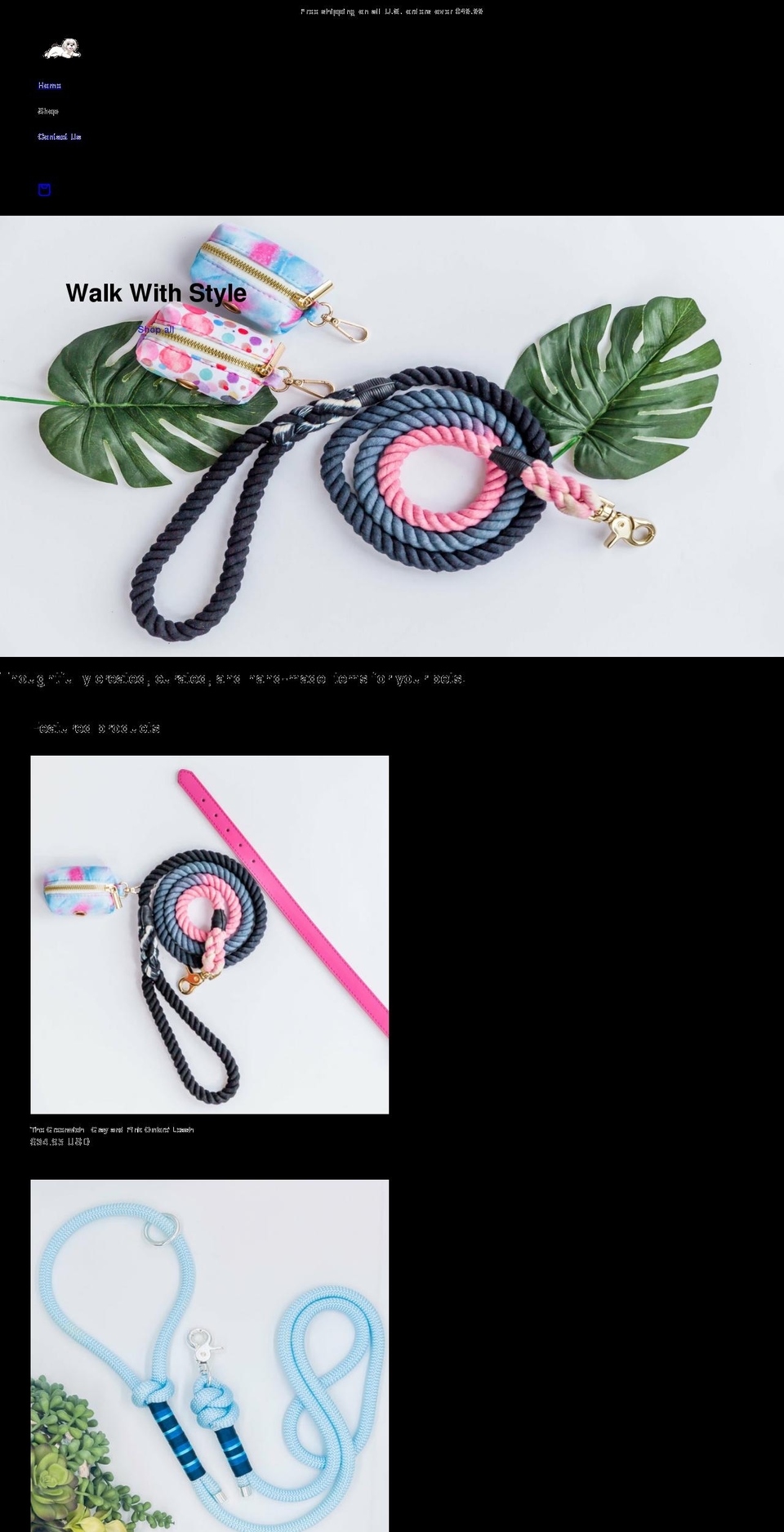 theloftyleash.com shopify website screenshot