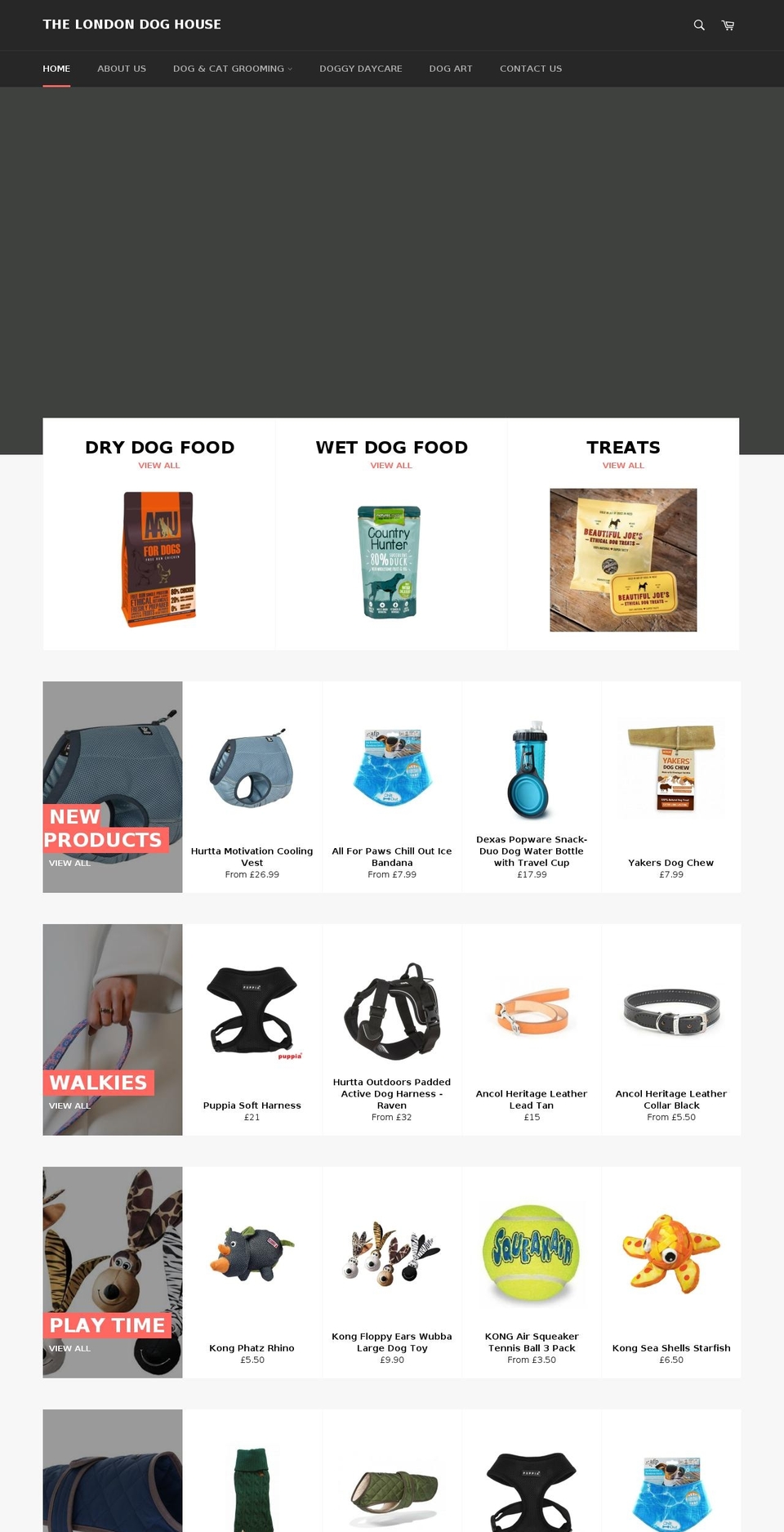 thelondondoghouse.com — Shopify storefront screenshot