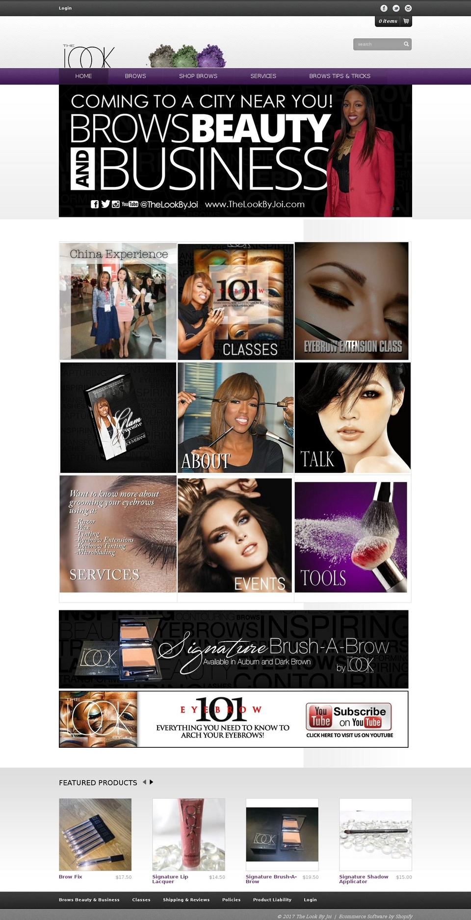 thelookbyjoi.com shopify website screenshot