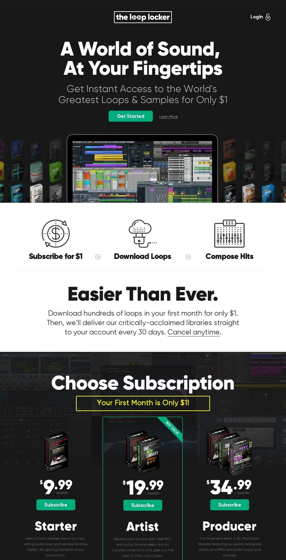 thelooplocker.com shopify website screenshot