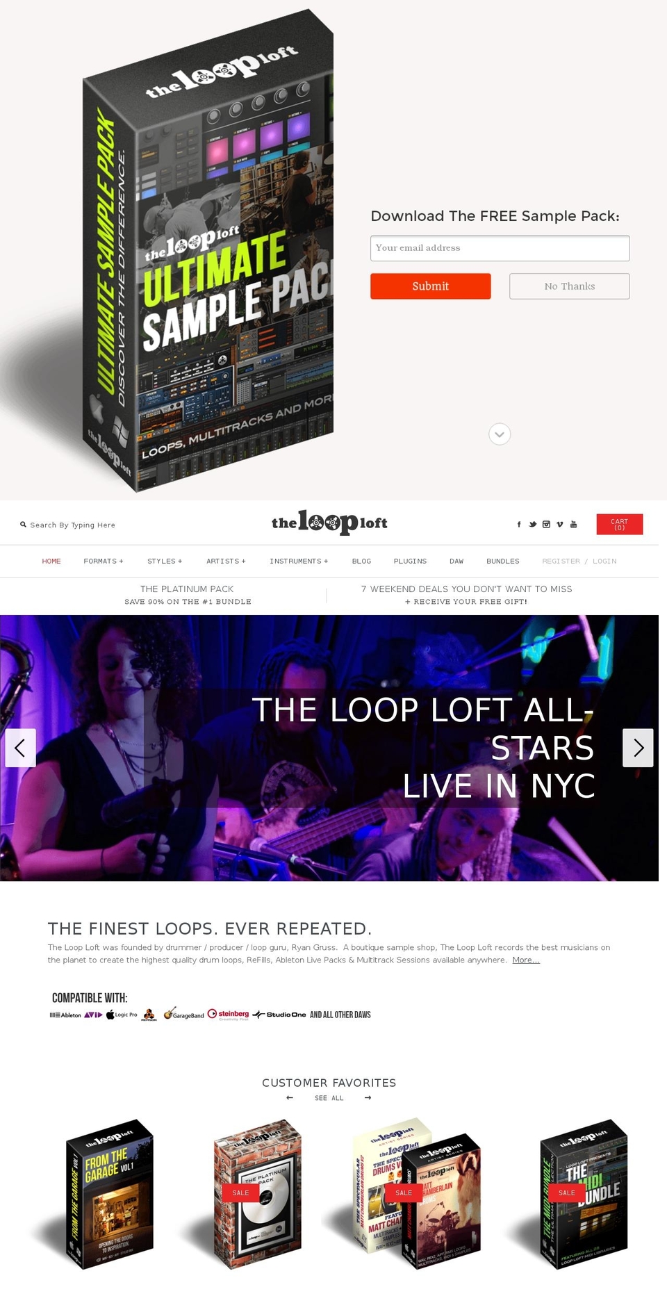 thelooploft.com shopify website screenshot
