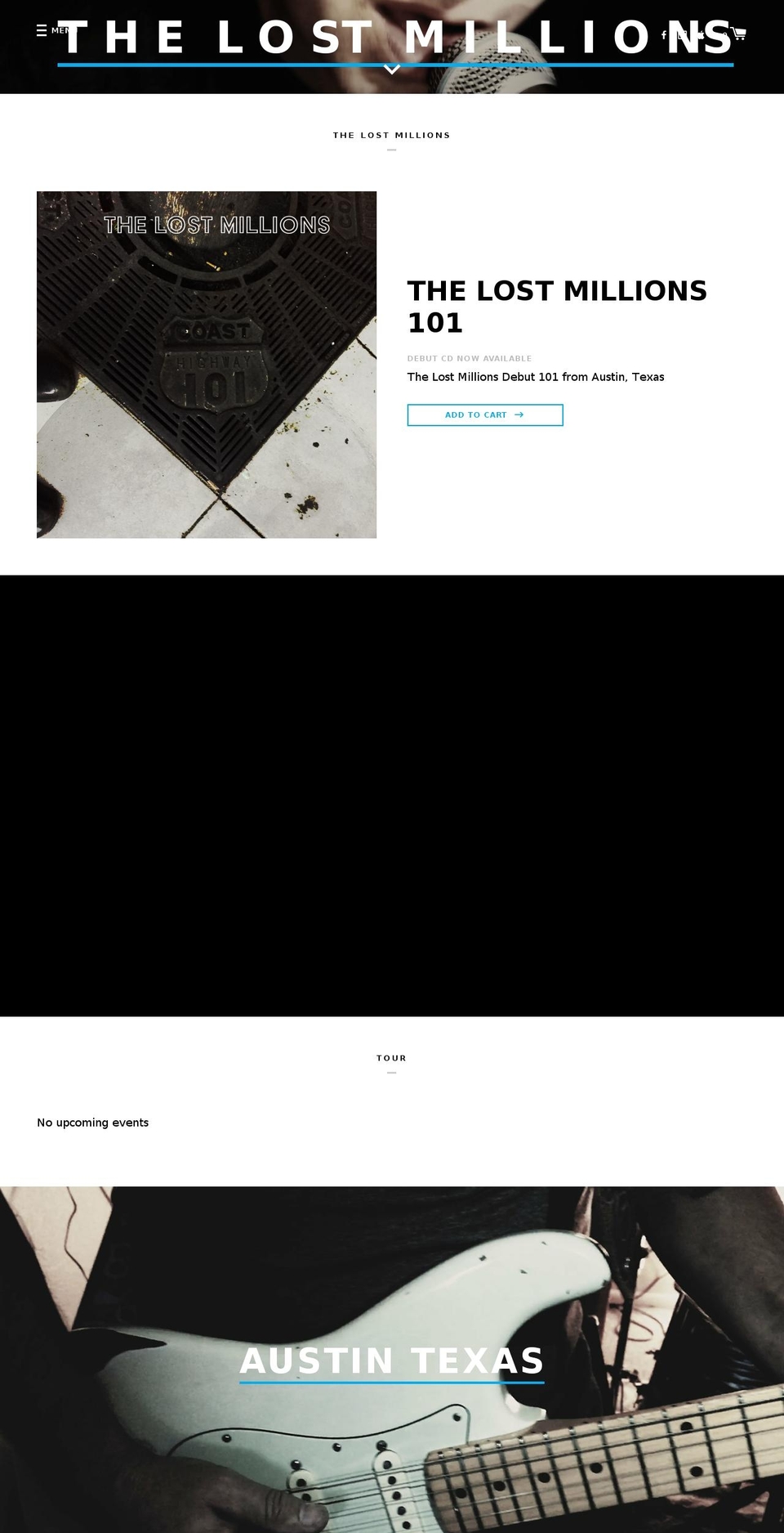 thelostmillions.com shopify website screenshot