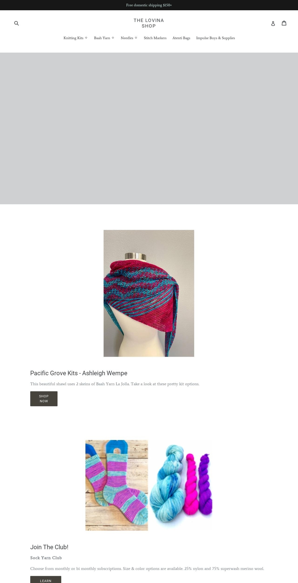 thelovinashop.com — Shopify storefront screenshot