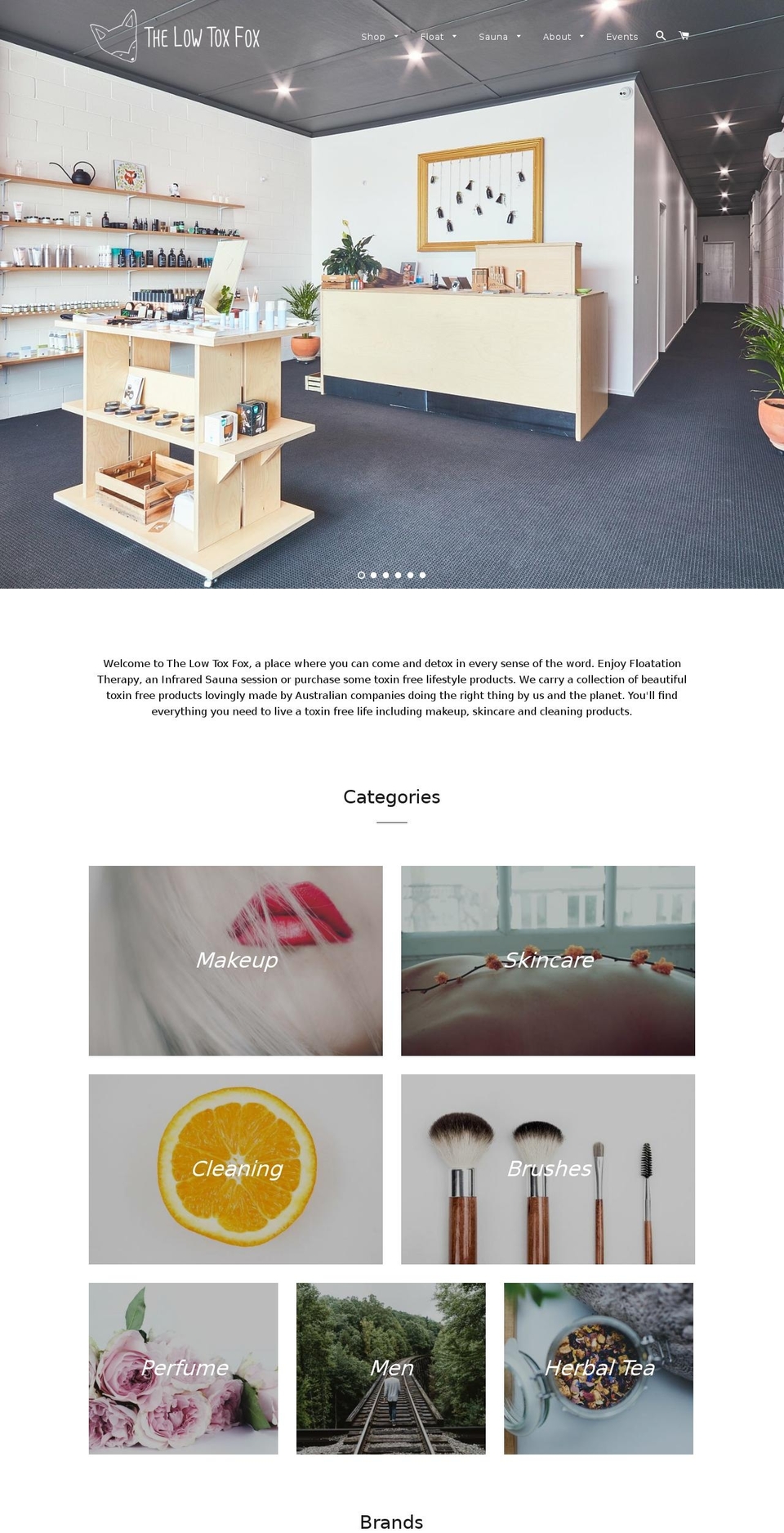 thelowtoxfox.com.au shopify website screenshot