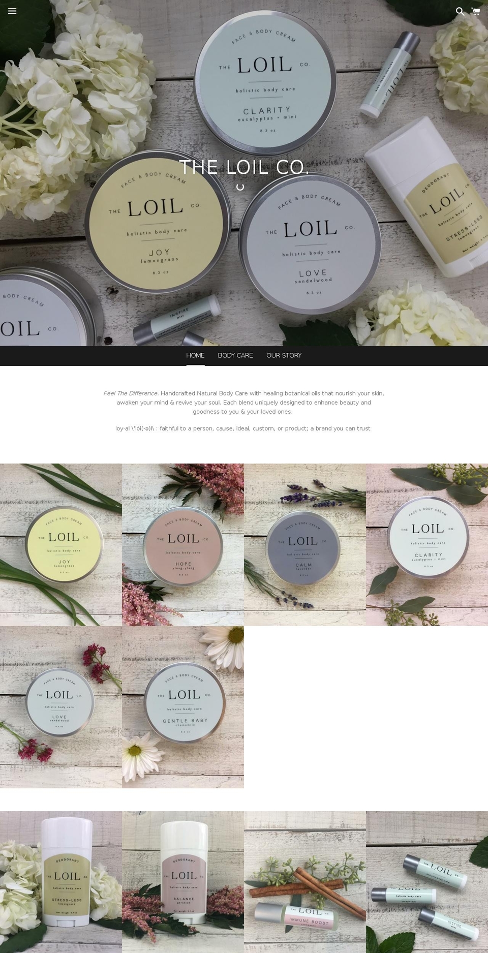 theloyalco.com — Shopify storefront screenshot