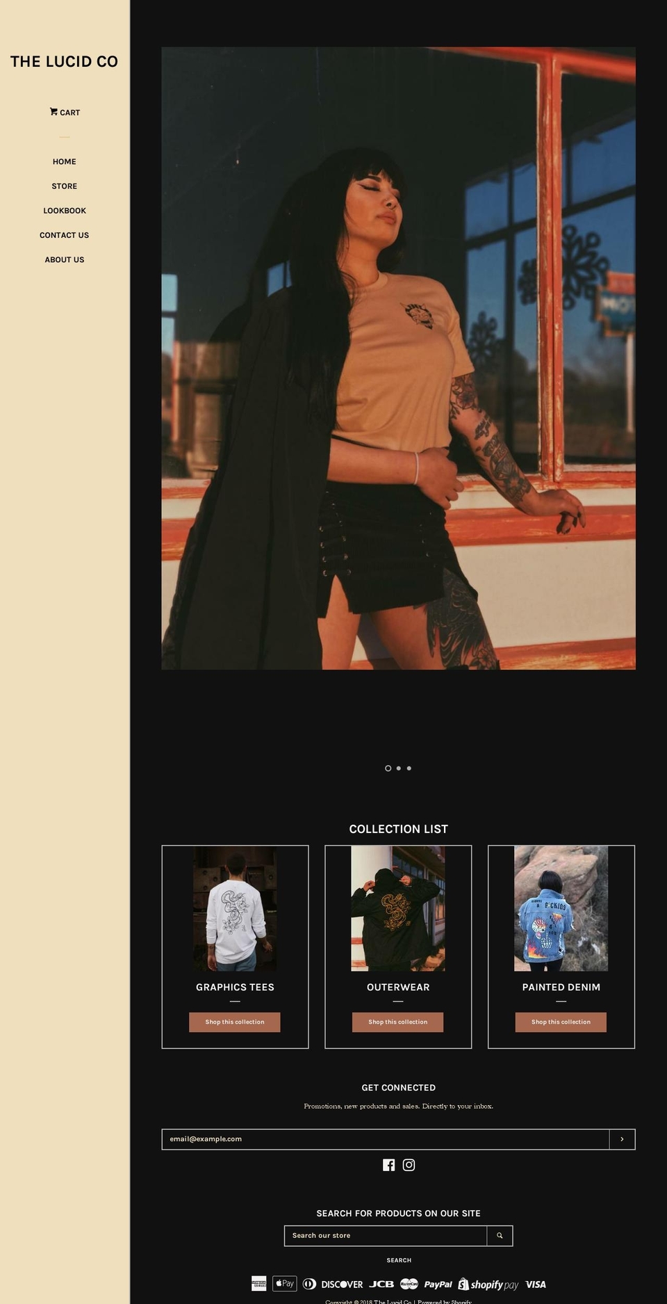 thelucidco.com — Shopify storefront screenshot