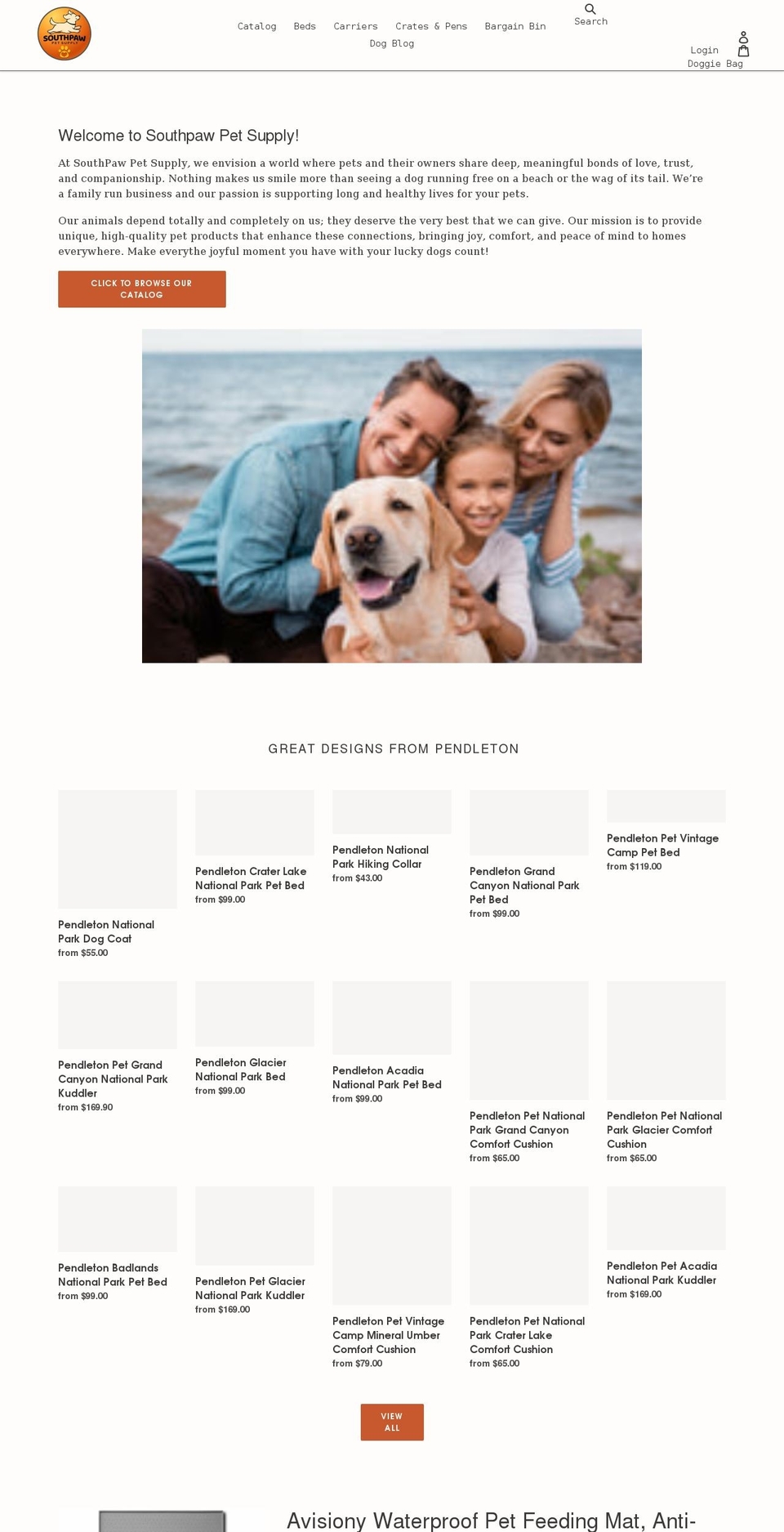 theluckydog.store shopify website screenshot