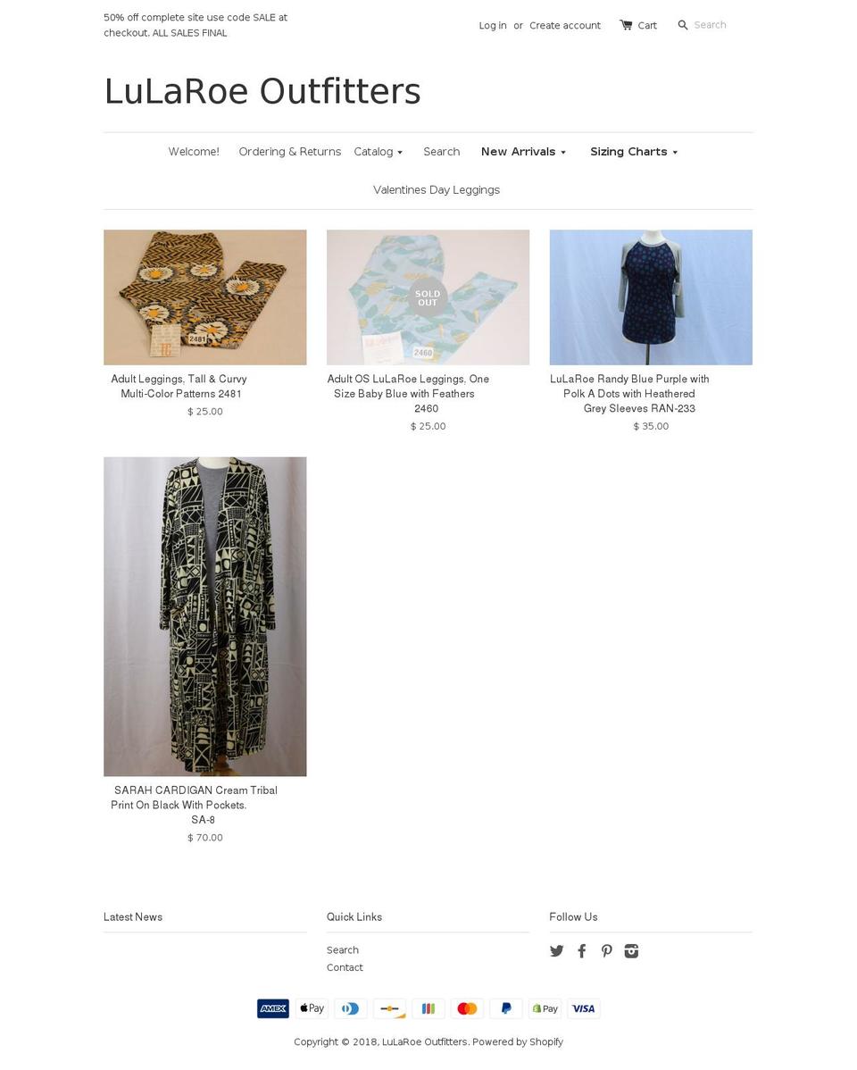 thelula.boutique shopify website screenshot