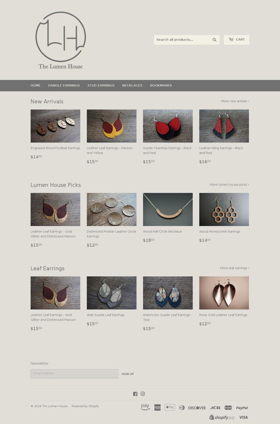 thelumenhouse.com — Shopify storefront screenshot