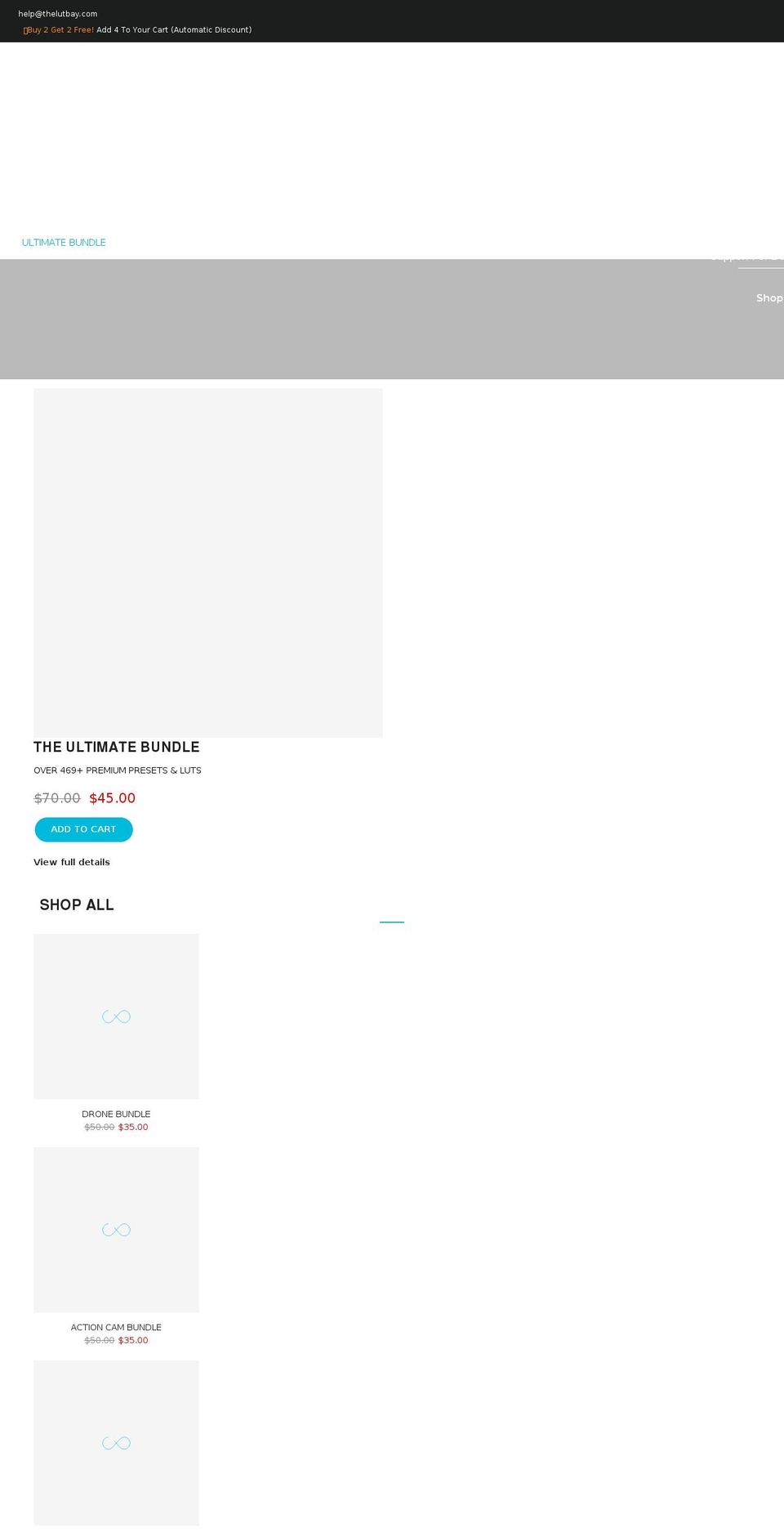 thelutbay.com shopify website screenshot