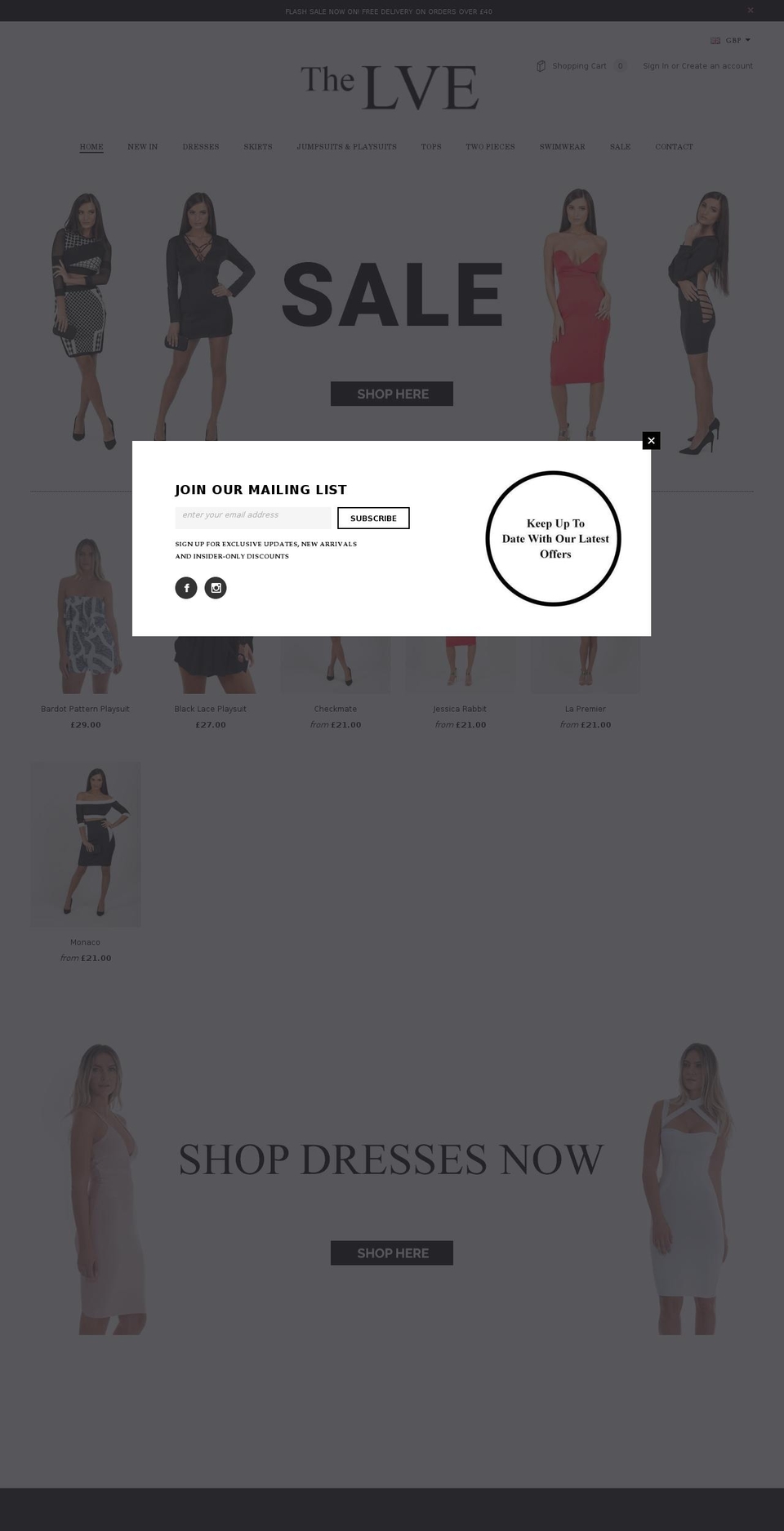 thelve.com — Shopify storefront screenshot