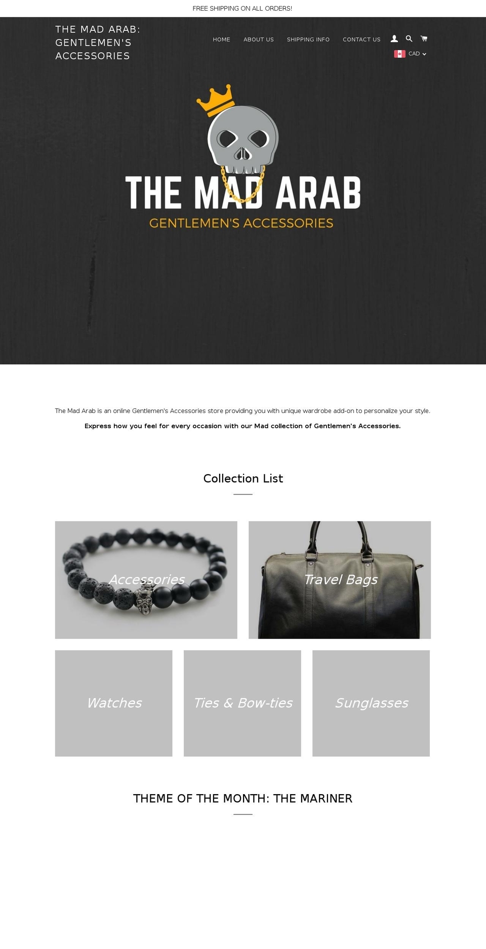 themadarab.com — Shopify storefront screenshot