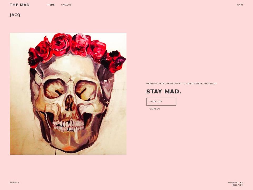 themadjacq.com — Shopify storefront screenshot