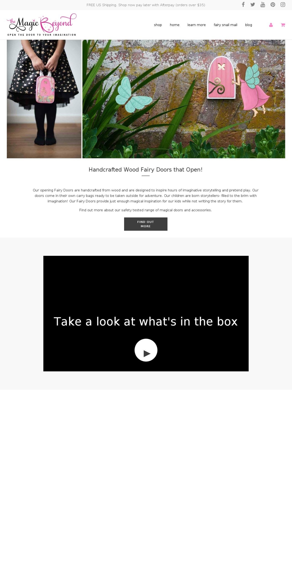 themagicbeyond.com — Shopify storefront screenshot