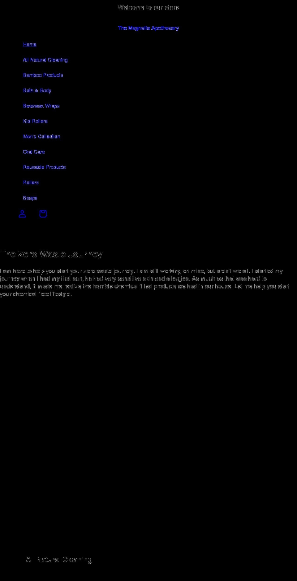 themagnoliaapothecary.com shopify website screenshot