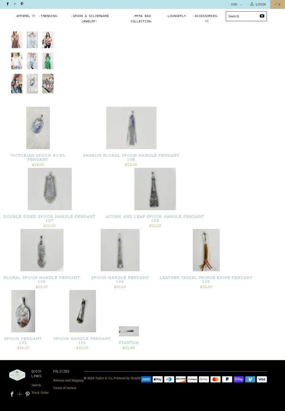 themagnoliabtq.com shopify website screenshot