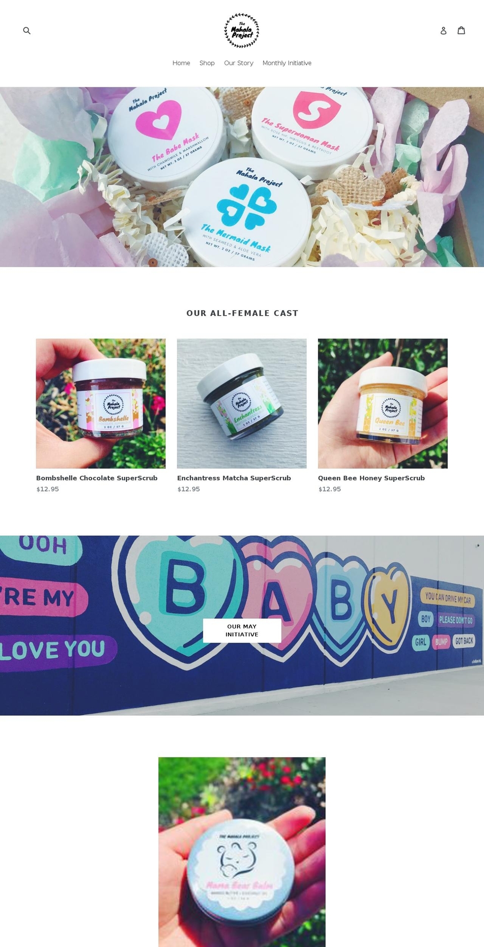 themahalaproject.com — Shopify storefront screenshot