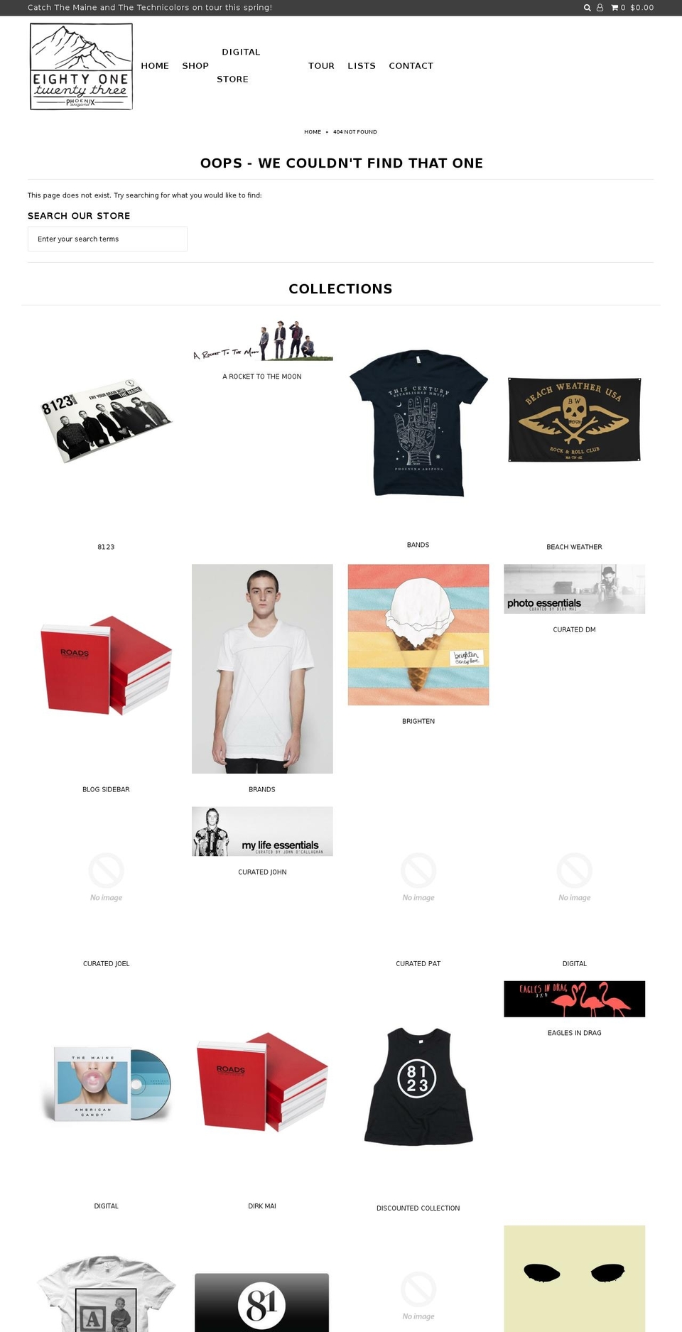 themaineforhope.com shopify website screenshot