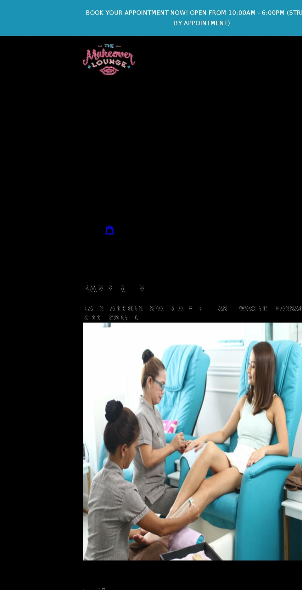 Express Updated Shopify theme site example themakeoverlounge.com.ph