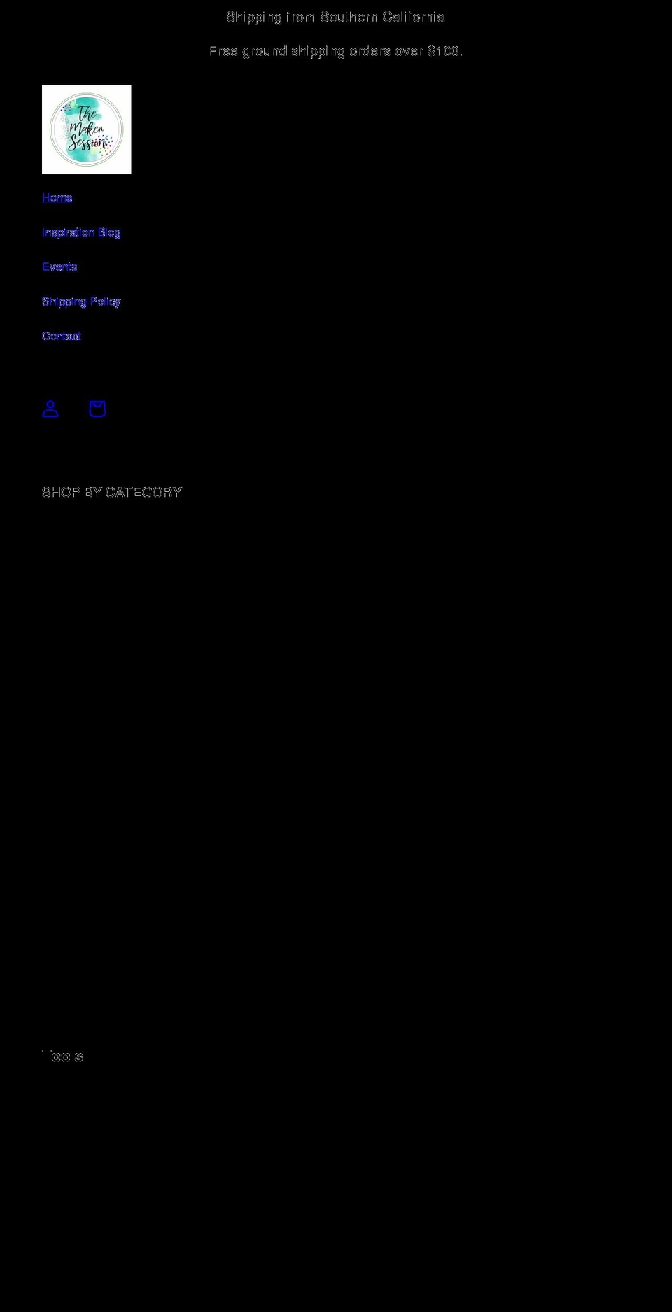 themakersession.com shopify website screenshot