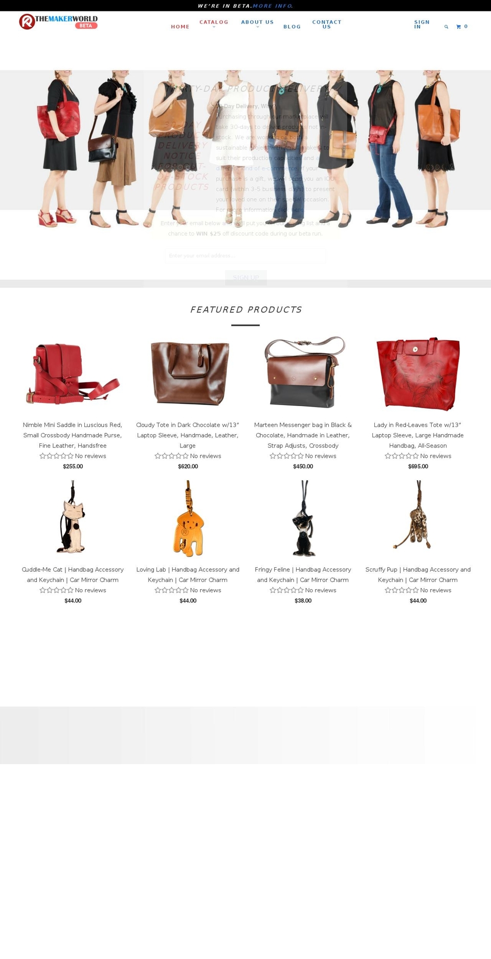 themakerworld.com shopify website screenshot