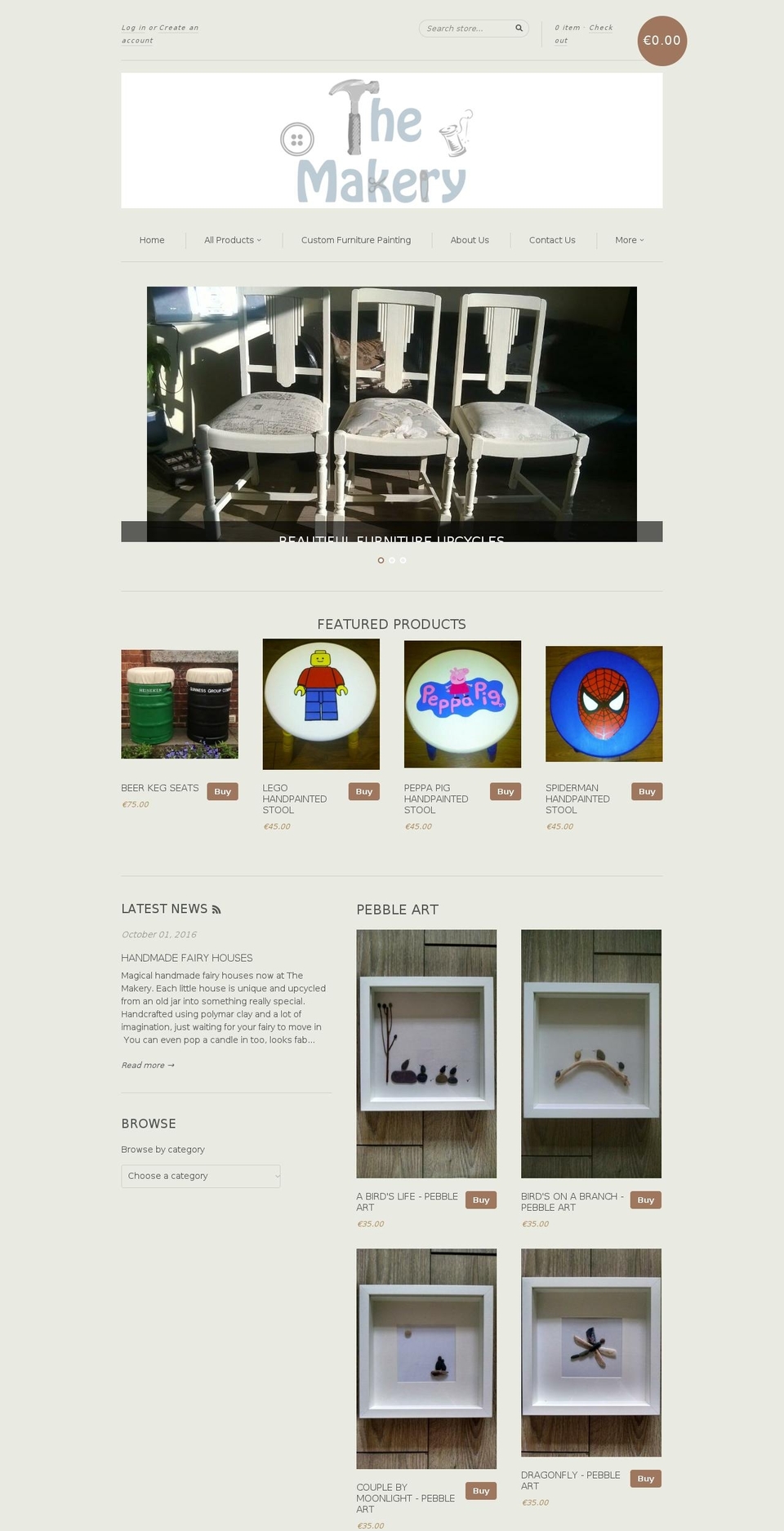 themakerydublin.com — Shopify storefront screenshot